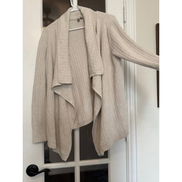 Caslon open front draped Cotten blend cardigan XL - Picture 2 of 7